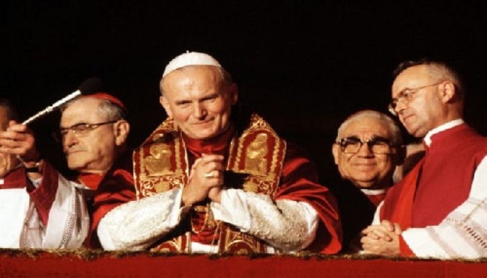 Wojtyla appena eletto Pontefice